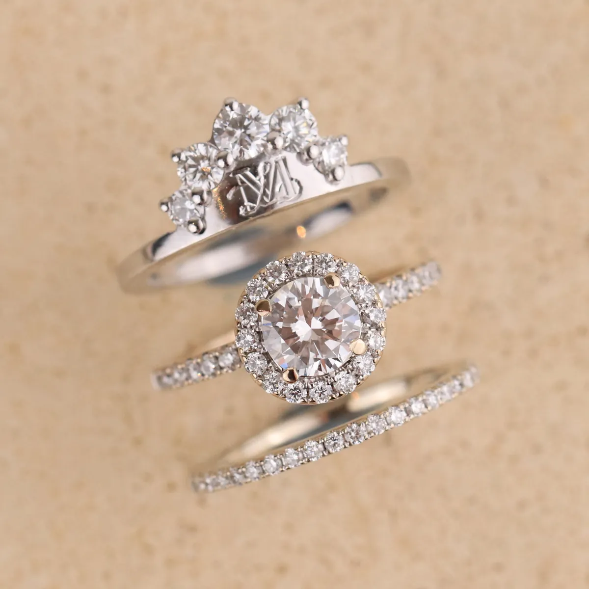 Diamanten trouwring op maat