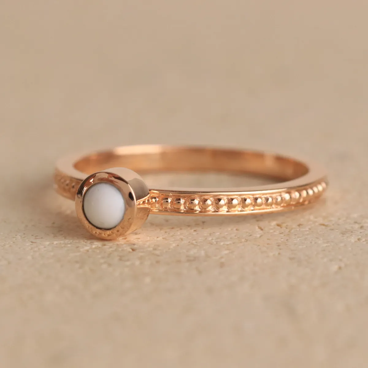 Handgemaakte verlovingsring met diamant